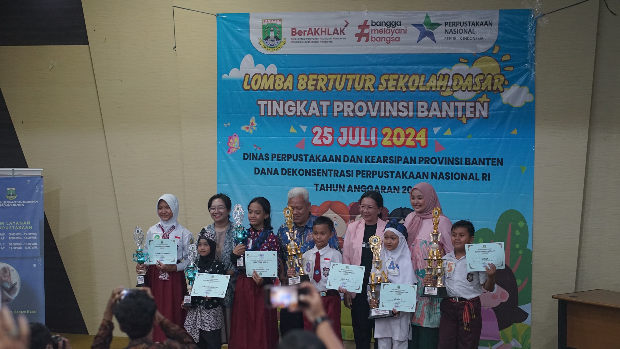 Pemenang lomba bertutur tingkat provinsi Banten 2024